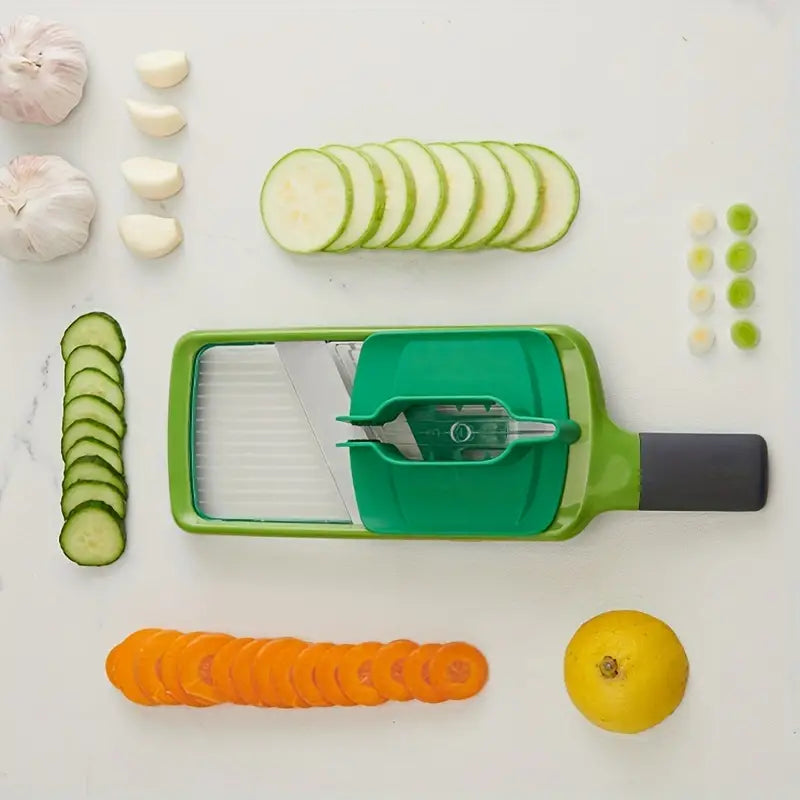 1 Set, Vegetable Slicer, Multifunctional Fruit Slicer, Manual Food Slicers, Vegetable Cutter, Potato Cutter, Household Potato Chopper, Kitchen Stuff, Kitchen Gadgets
