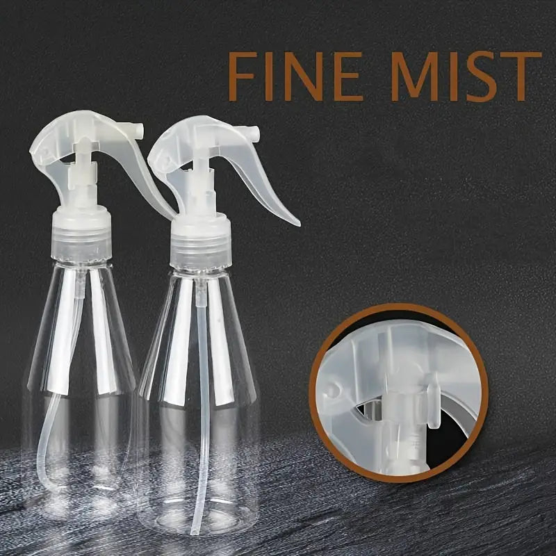 1 PC Small Spray Bottle Transparent Empty Cosmetic Spray Bottles Reusable Water Mister Plants Hand Trigger 200Ml