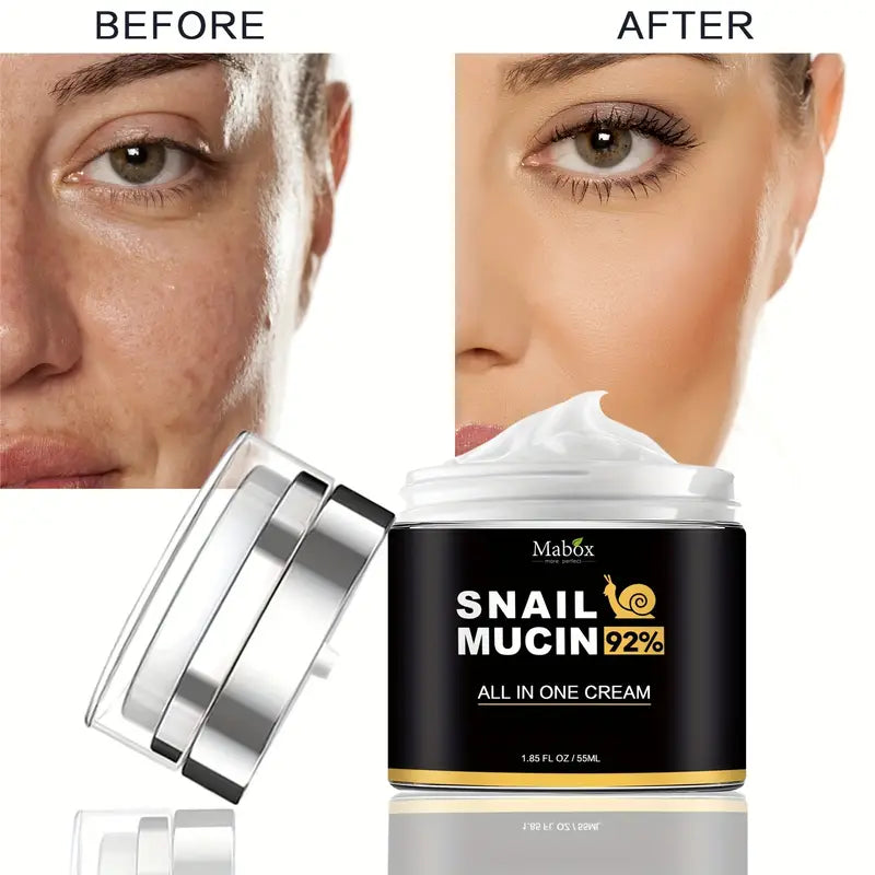 1.85fl.oz Snail Nourishing Essence, Effective Firming Skin And Reducing Wrinkles, Keep Skin Moist And Smooth, Release Pure And Delicate Luster For Skin, Mild And Non-irritating, Suitable For All Skin Types