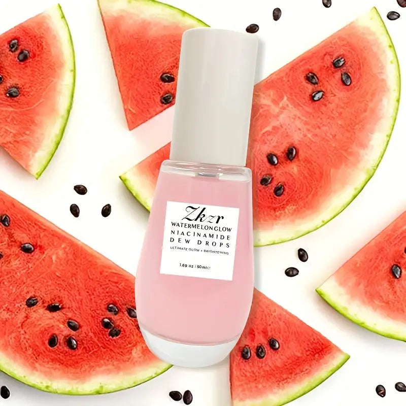 1.69oz Watermelon Nicotinamide Essence, Moisturizing, Delicate Skin, Make Your Skin Delicate And Charming, Restore Radiant And Glowing Skin