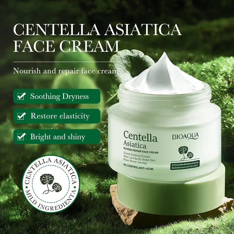 1 PC Centella Asiatica Face Cream 50g Nourishing Repairing Hydrating And Moi1 PC Centella Asiatica Face Cream 50g Nourishing Repairing Hydrating And Moisturizing Creamturizing Cream
