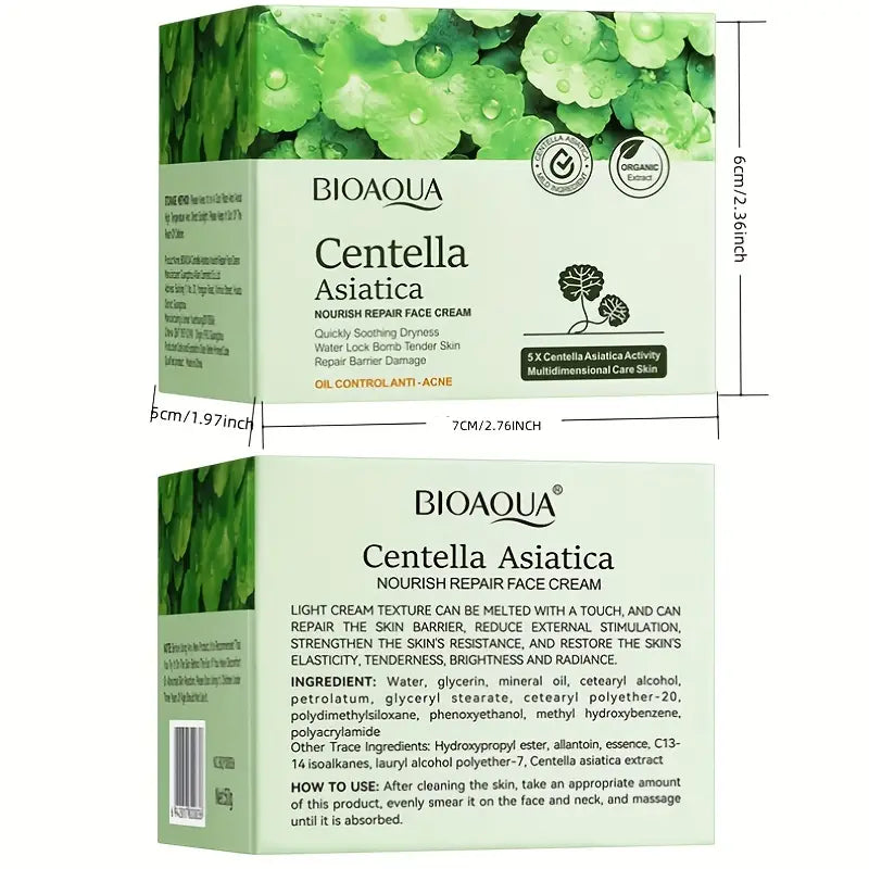 1 PC Centella Asiatica Face Cream 50g Nourishing Repairing Hydrating And Moi1 PC Centella Asiatica Face Cream 50g Nourishing Repairing Hydrating And Moisturizing Creamturizing Cream