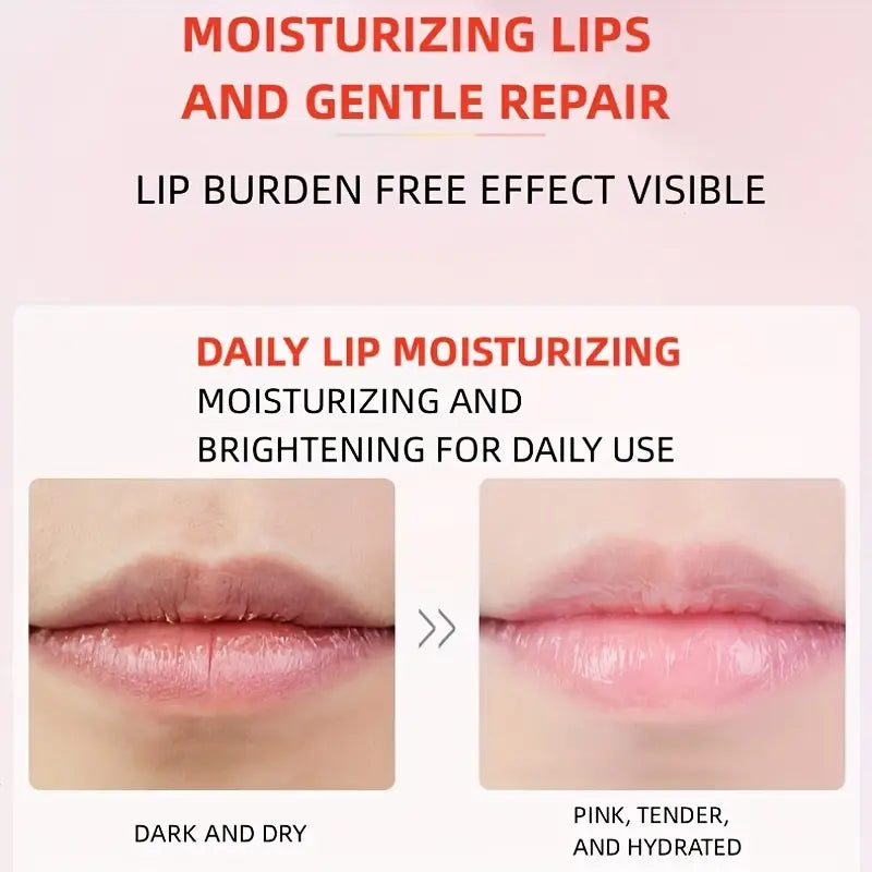 1 Pack Of 2 PCS Lovers Lip Balm Set, Moisturizing Hydrating Lipstick With Vitamin E For Dry Cracked Lip, Reduce Dead Skin And Fade Fine Lines, For Daily Lip Care Use