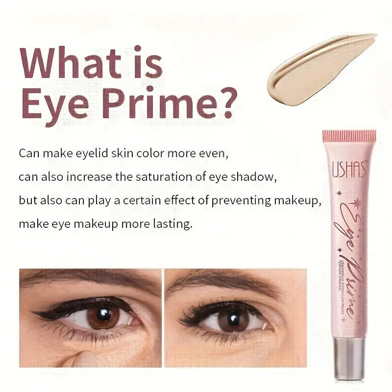 Long Lasting Eye Primer Eyeshadow Base Cream Makeup Waterproof Concealer Natural Styling Durable Eye Base Cream ( Brown Color Tone )